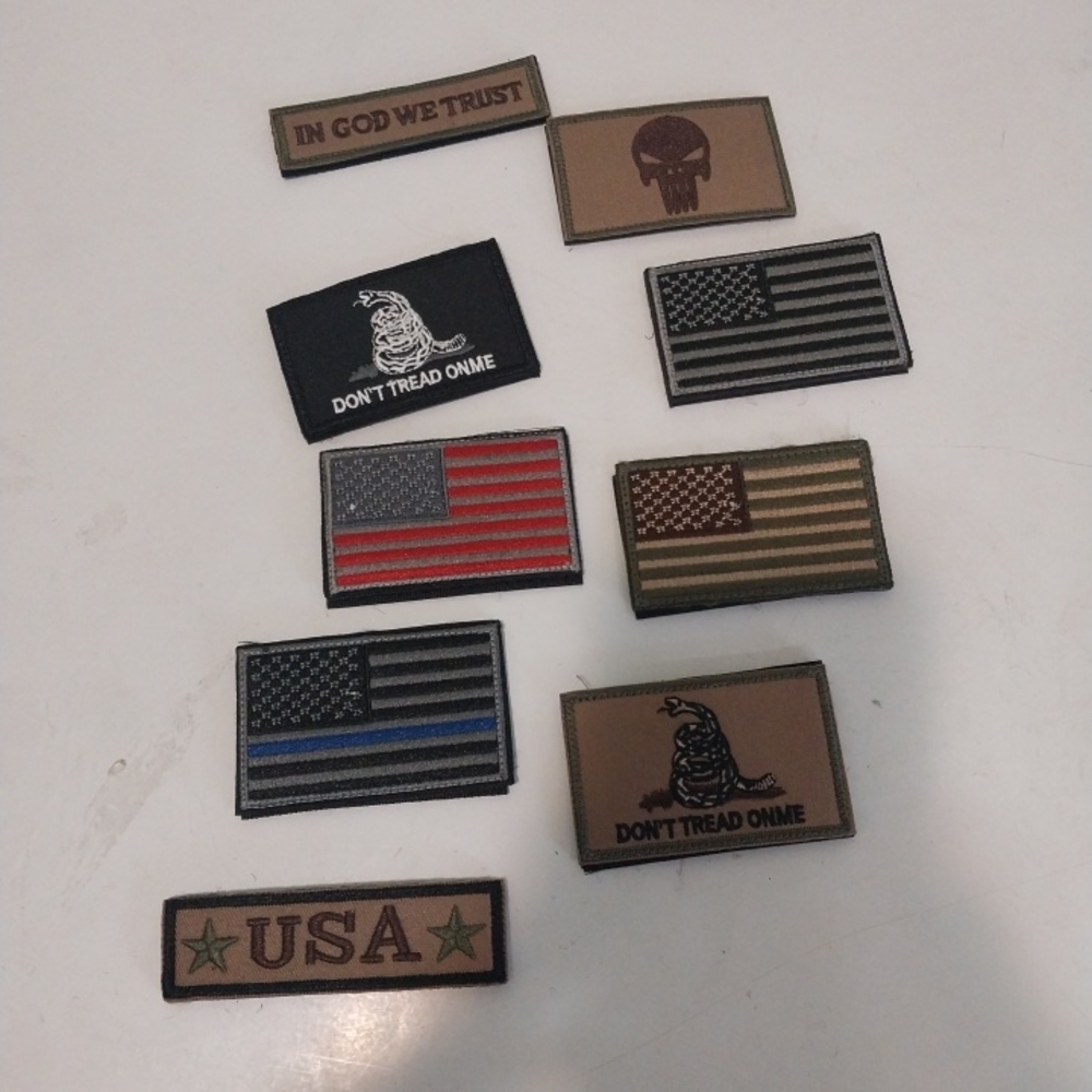 Usa Flag And Emblem Patch Set - image 2
